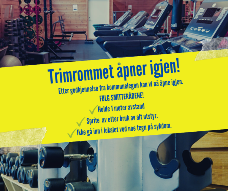 Trimrommet åpner igjen